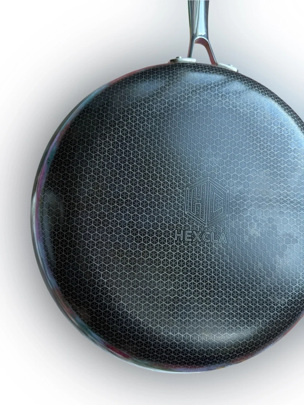 HexClad 12” Hybrid Stainless Steel Nonstick Fry Pan Skillet